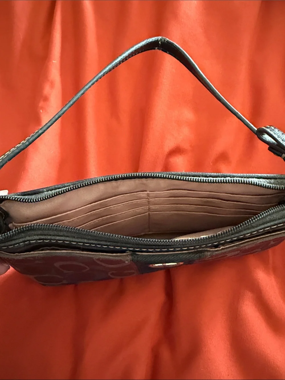 Coach compact wristlet
